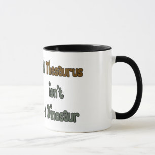 Caneca Dinossauro da enciclopédia