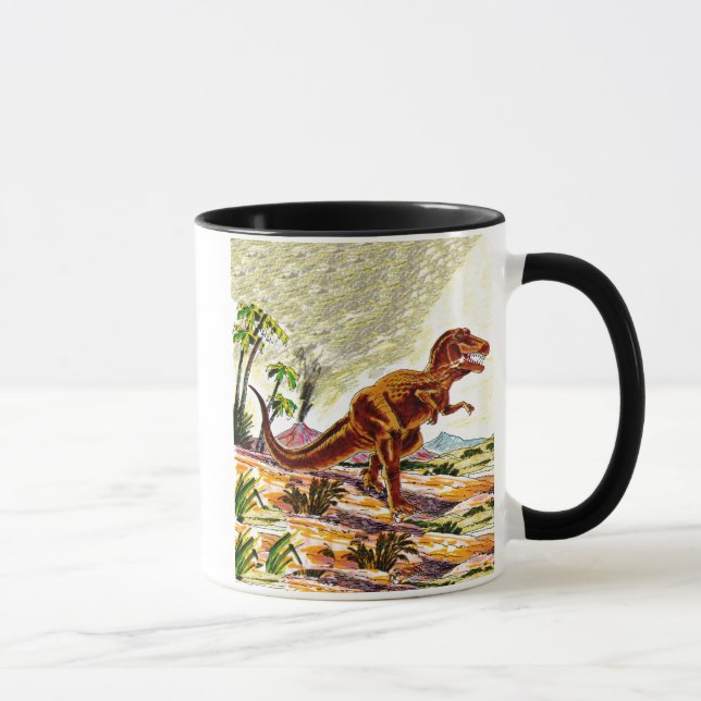 Caneca Dinossauro de Rex do tiranossauro (Direita)