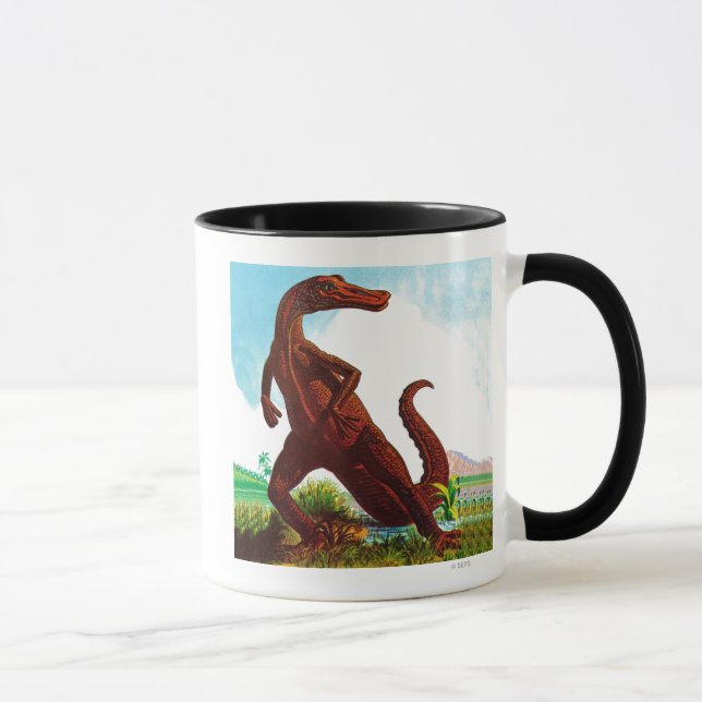 Caneca Dinossauro do Hadrosaurus (Direita)