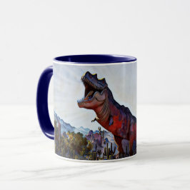 Caneca Dinossauro Freático na Taça de Mug de Arte do Dese