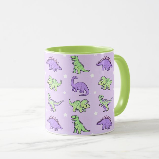 Caneca Dinossauros (Frente Esquerda)