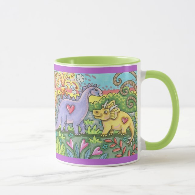 Caneca DINOSSAUROS PREHISTÓRICOS MUG Personalizado (Direita)