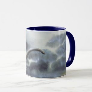 Caneca Dinossauros Vintage, Barapassauro com Nuvens de Te