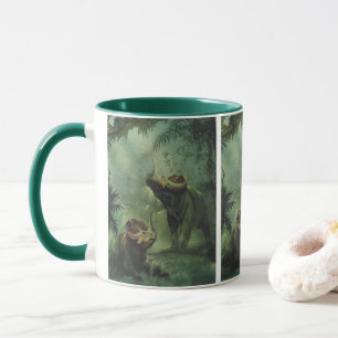 Caneca Dinossauros Vintage, Centrosauro na Selva