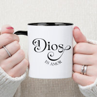 Dios Es Amor Christian Coffee Mug Espanhol