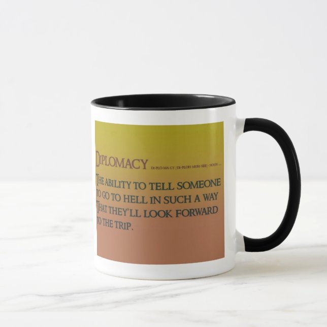 Caneca Diplomacia (Direita)