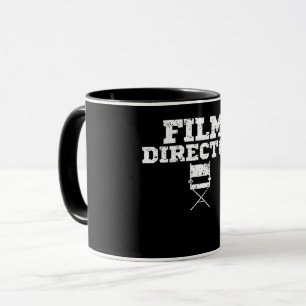 Caneca Diretor de Filme Cadeira Roupa Aniversário