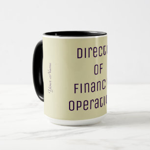 Caneca "Diretor de operações financeiras "