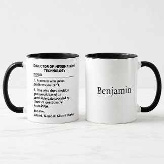 Caneca Diretor Personalizado de Tecnologia da Informação
