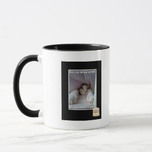 Caneca Dis iz tão longe da cama.