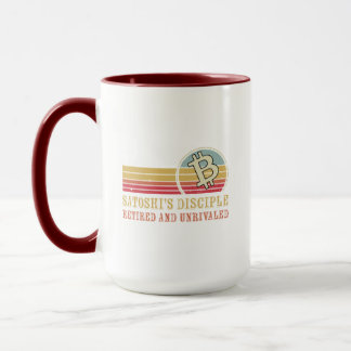 Caneca Discípulo de Satoshi, Cripto aposentado e sem riva