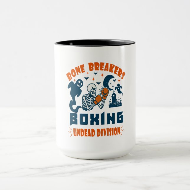 Caneca Disjuntores de ossos lutando contra divisão morta (Centro)