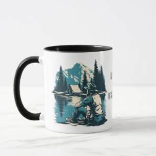 Caneca Dispersos e Desconectados   Acampamento Vintage na