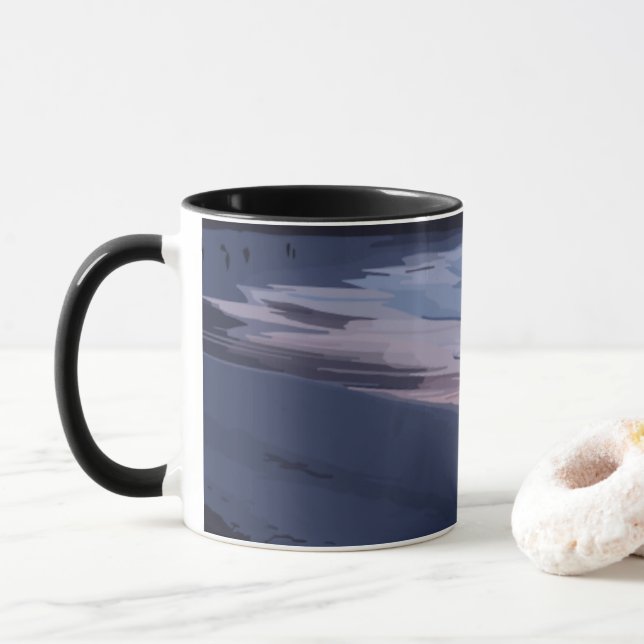 Caneca Distância da Terra (Com Donut)