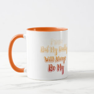 Caneca Distância Longa Distância Pai Filha Papai Café