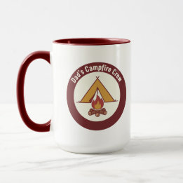 Caneca Distintivo de Tenda do Grupo de Fogueira do Papai