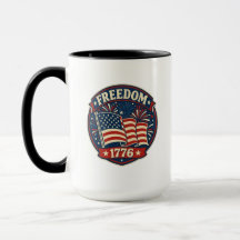 Distintivo Patriótico Bandeira Americana Liberdade