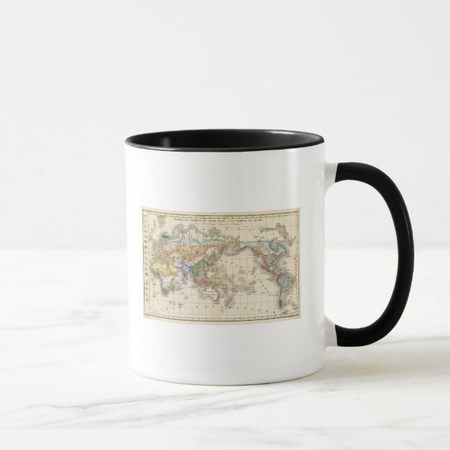 Caneca Distribuição primitiva do gênero humano (Direita)