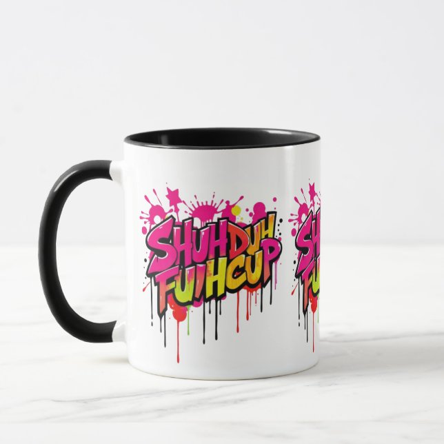 Caneca Dito Engraçado Citação de Aniversário de Colega de (Esquerda)