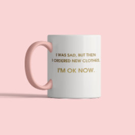 Caneca Dito engraçado Citação de compras de amigo(a) mode