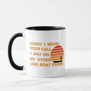 Caneca Dito engraçado de pesca