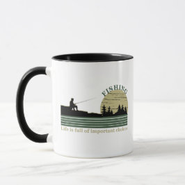 Caneca Ditos engraçados de pesca
