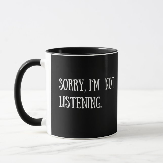 Caneca Ditos sarcásticos engraçados (Esquerda)