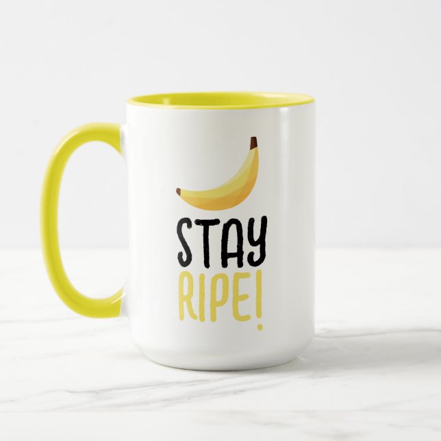 Caneca Dívadas de festa de banana retrô engraçadas Puns e (Esquerda)