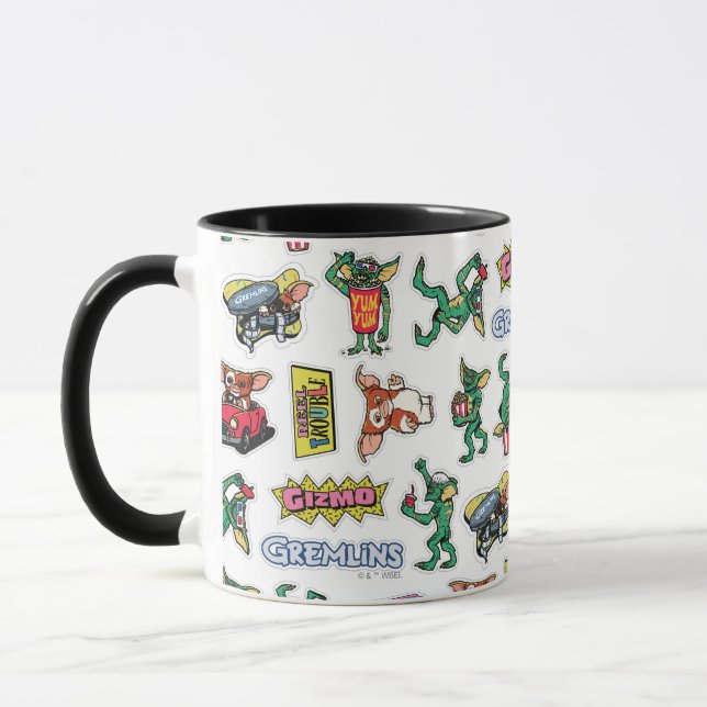 Caneca Diversão com Adesivos Gremlins™ (Esquerda)
