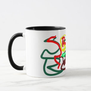 Caneca Diversão de outono da raposa