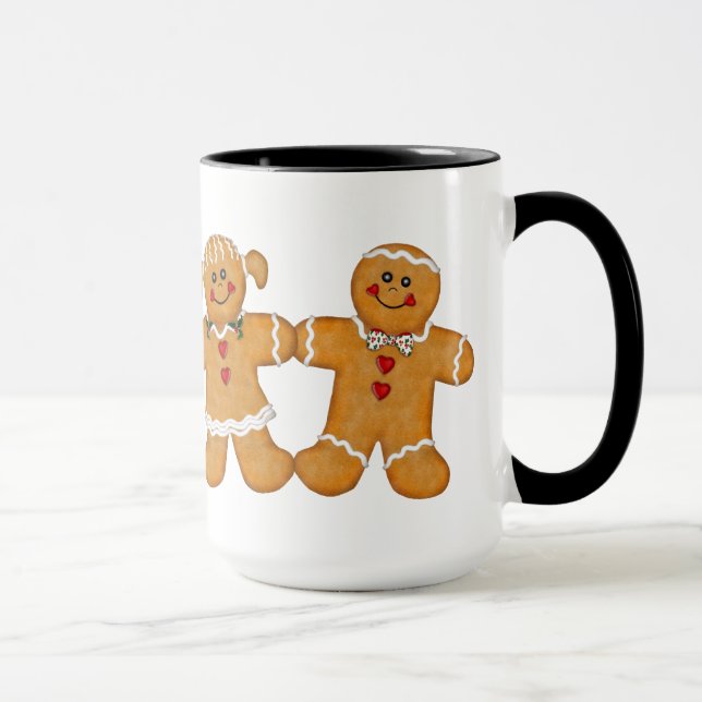 Caneca Diversão de pão de especiarias - Casal (Direita)