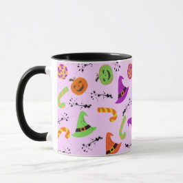 Caneca Diversão do Halloween - Púrpura - Púrpura - Tampão
