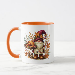 Caneca Diversão Fall Sasonal gnomo adiciona monograma Açã