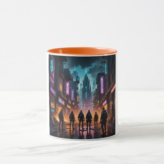 Caneca Diversão noturna dos amigos dos jogos do conselho (Centro)