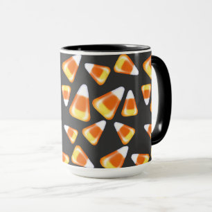 Caneca DiversãoPadrão de doces do Dia das Bruxas, doces d