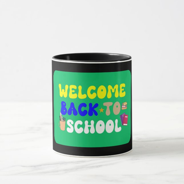 Caneca Divertida da Escola - Máscara para a Escola (Centro)
