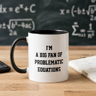 Caneca Divertida de Matemática – Sou um Grande Fã 