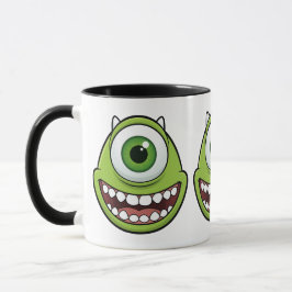 Caneca Divertida de Monstro Verde de Um Olho para