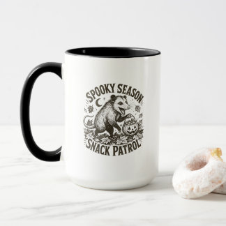 Caneca Divertida de Opossum Patrulha de Lanches da