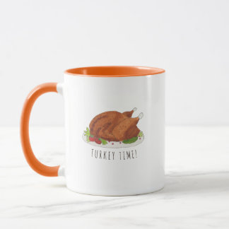 Caneca Divertida do Dia de Ação de Graças