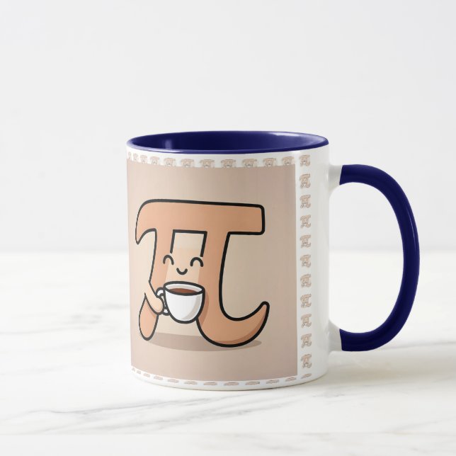 Caneca Divertida do Dia do Pi -3.14 Presente para  (Direita)