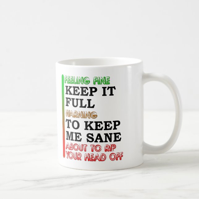 Caneca Divertida Medidor de Café (Direita)