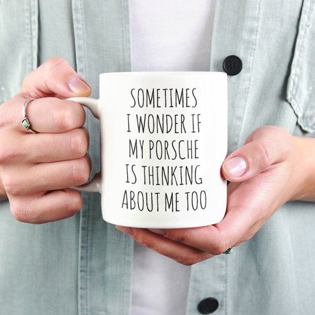 Caneca Divertida para Amante de Porsche Presente p (Criador carregado)