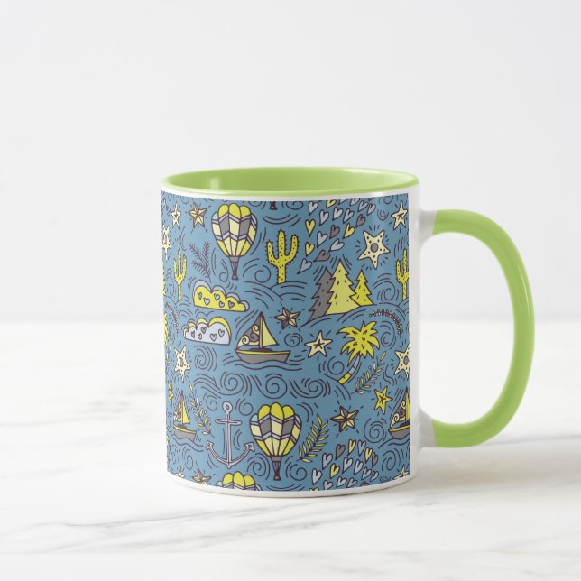 Caneca Divertimento do viagem (Direita)