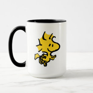Caneca Divertimento e flores do Snoopy & Woodstock