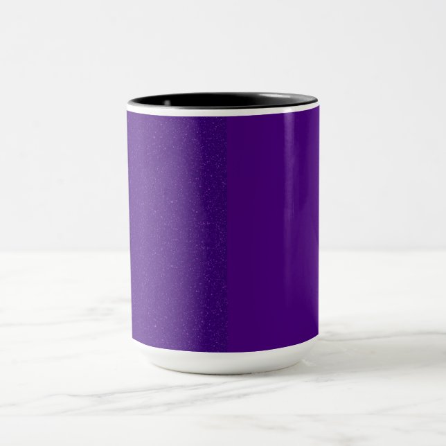 Caneca Dividir Textura Púrpura Coffee Mug (Centro)