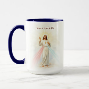 Caneca Divina Misericórdia Jesus Eu Confio em Ti Católico