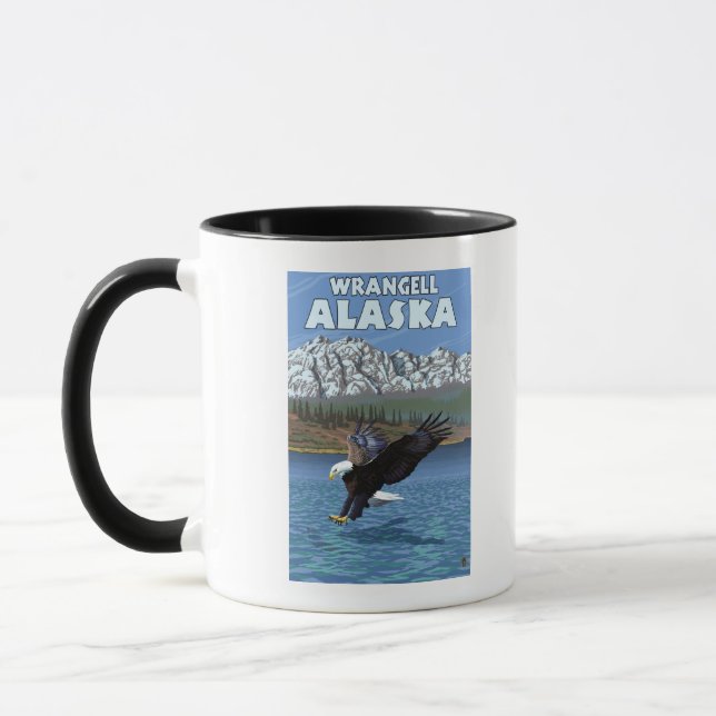 Caneca Diving Bald Eagle - Wrangell, Alaska (Esquerda)