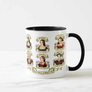Caneca Divorciado, decapitado, morrido… Esposas de Henr