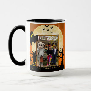 Caneca DIY Halloween Cup Add 2 Kids PHOTOS & TEXT Custom 